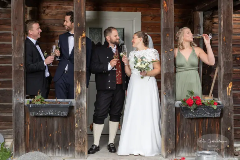 Bilde med forlovere 