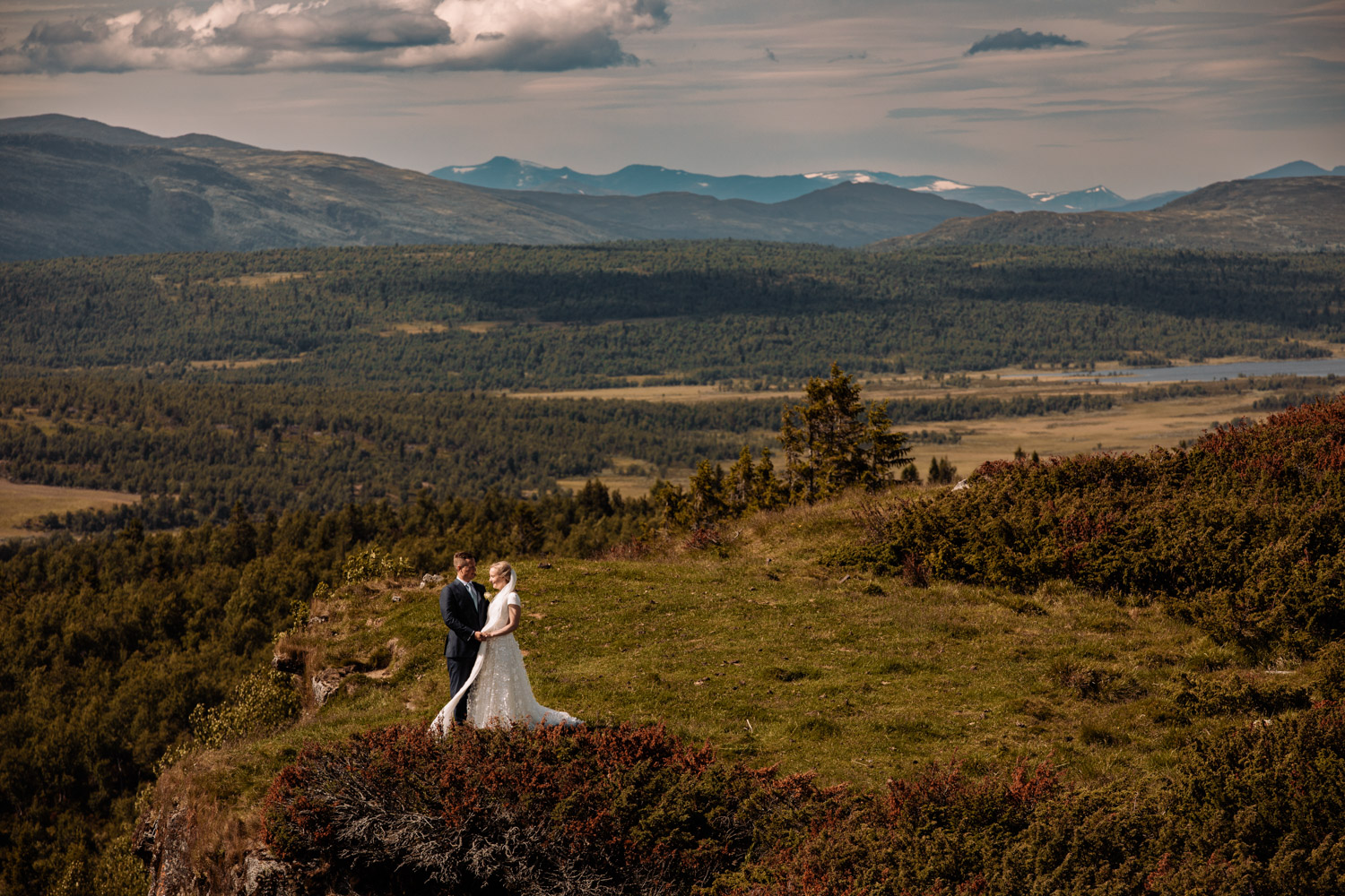 Bryllupsfotografering i Gudbrandsdalen